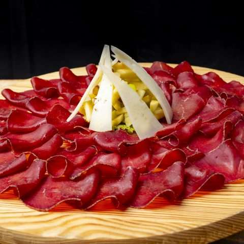 Large mountain bresaola chopping board